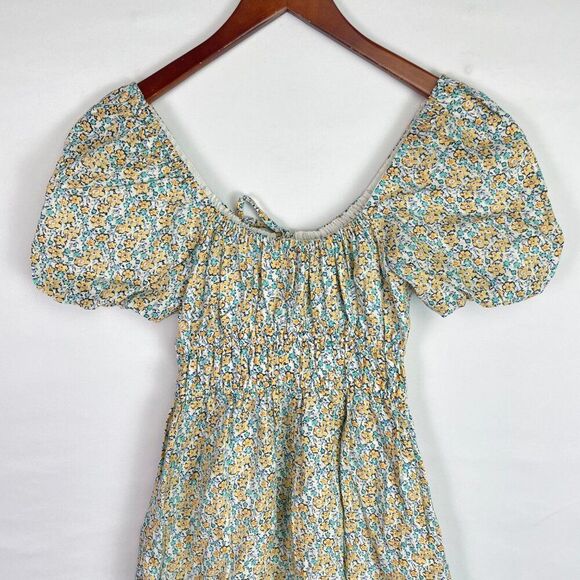 Faithfull the Brand Revolve Terina Linen Midi Dress Sabinosa Floral Print XS - Picture 5 of 8